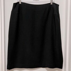 Black Fully Lined Skirt